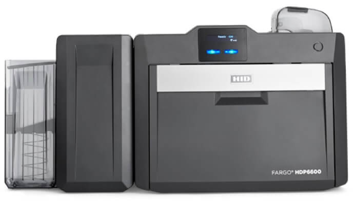 High Speed HDP6600 HID FARGO 600 DPI ID Dual Sided Badge Printer High Speed HDP6600 HID FARGO 600 DPI ID Dual Sided Badge Printer