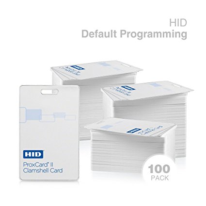 1326LGSMV-26H HID ProxCard II Clamshell Proximity Badge with Vertical Slot, Programmed, Matching 1 image 3243