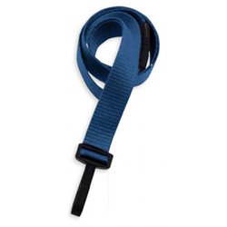 2136-4757 CLEARANCE SALE ITEM! ROYAL BLUE 5/8" Microweave ID Neck Lanyard, Black Gripper, 100 count 1 image 260