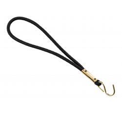 2140-2201 Black Elastic Wrist Band w Brass "S" Hook, 300 count 1 image 4770