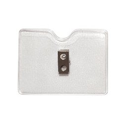 504-J Clip-On Convention Size ID Badge Holder, Horizontal, 100 count 1 image 5125