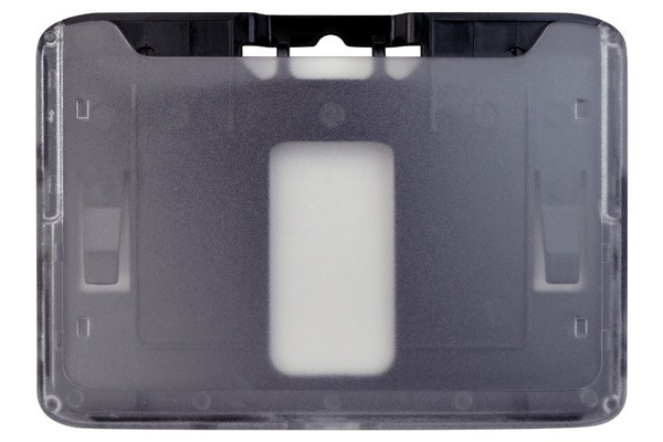 1840-6651 Horizontal Frosted Rigid Badge Holder 100 count 1 image 5667