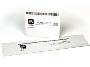 Zebra Cleaning Kit for the ZC350/300/100, T-shaped alcohol treated cards. 1 image 162