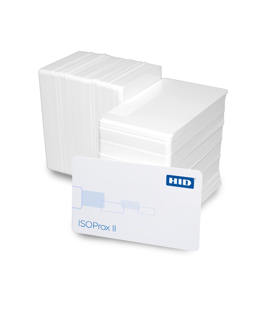 1386LGGMN-26H ISO HID Proximity Cards, Format H10301, 26 bit 1 HID ISO PROX II 2