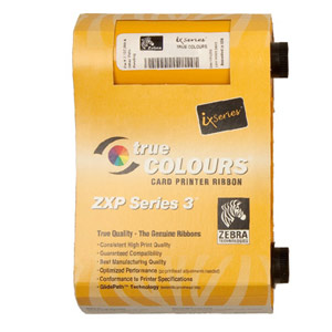 Zebra Full Color YMCKO Ribbon 200 Prints for ZXP3 Card Printers 1 800033 840 Zebra Color Ribbon 200 Prints1