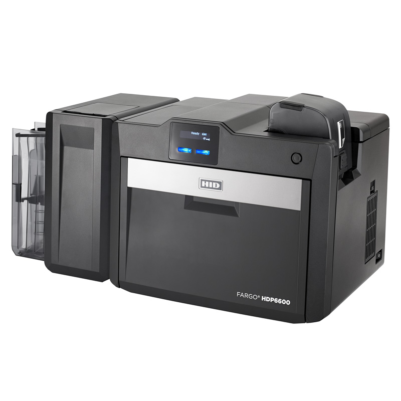 High Speed HDP6600 HID FARGO 600 DPI ID Dual Sided Badge Printer with Contactless Encoder 1 hdp6600 dual