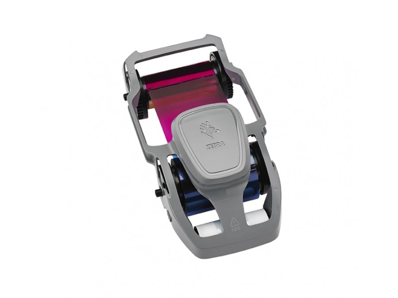 Full Color Ribbon YMCKO, 200 Images for Zebra ZC300 2 zc350 ribbon 1