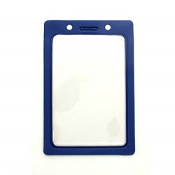 1820-3002 Color Frame Vinyl Badge Holder 100 count 1 1820 3002 Blue Vinyl Color Frame ID Badge Holder 3 12 x 2 516 100 count large 1