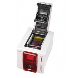 Evolis Zenius 2 single-sided ID card printer 4 zn1H0000RS Evolis Zenius Expert ID Card Printer above