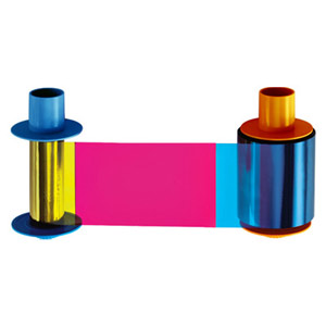 FARGO Full Color Ribbon YMCKO 500 Prints for DTC4500e 1 045200 Fargo Color Ribbon YMCKO 500 images1 1