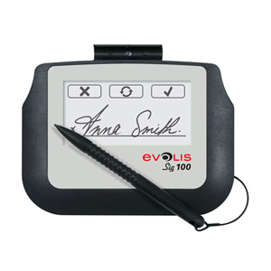 Sig100 LTE Electronic Signature Pad 1 ST BE105 2 UEVL Sig100 Signature Pad Monochrome 4 interactive LCD signature pad with backlight1