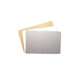 PVC-SILV Metallic Silver PVC ID Cards CR80/30 1,000 count 1 PVC SILV Metallic Silver PVC ID Cards CR8030 large
